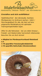 Mobile Screenshot of malefinkbachhof.de