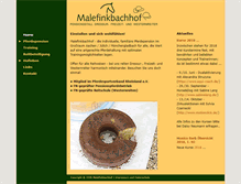 Tablet Screenshot of malefinkbachhof.de